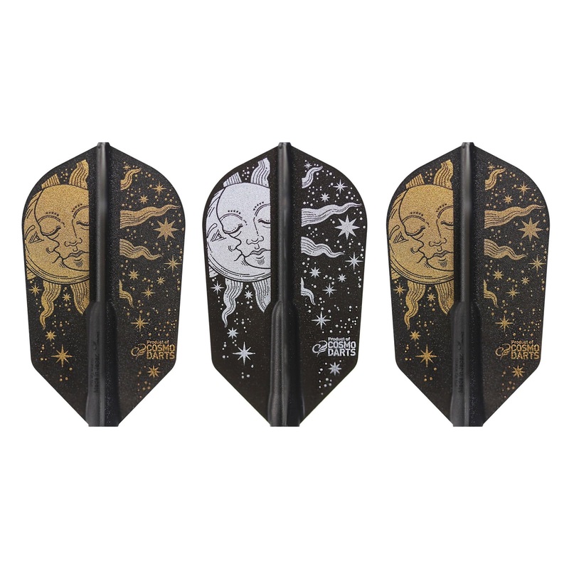 *Cosmo Fit Flight – Super Slim – Dark Black – Moon and Sun