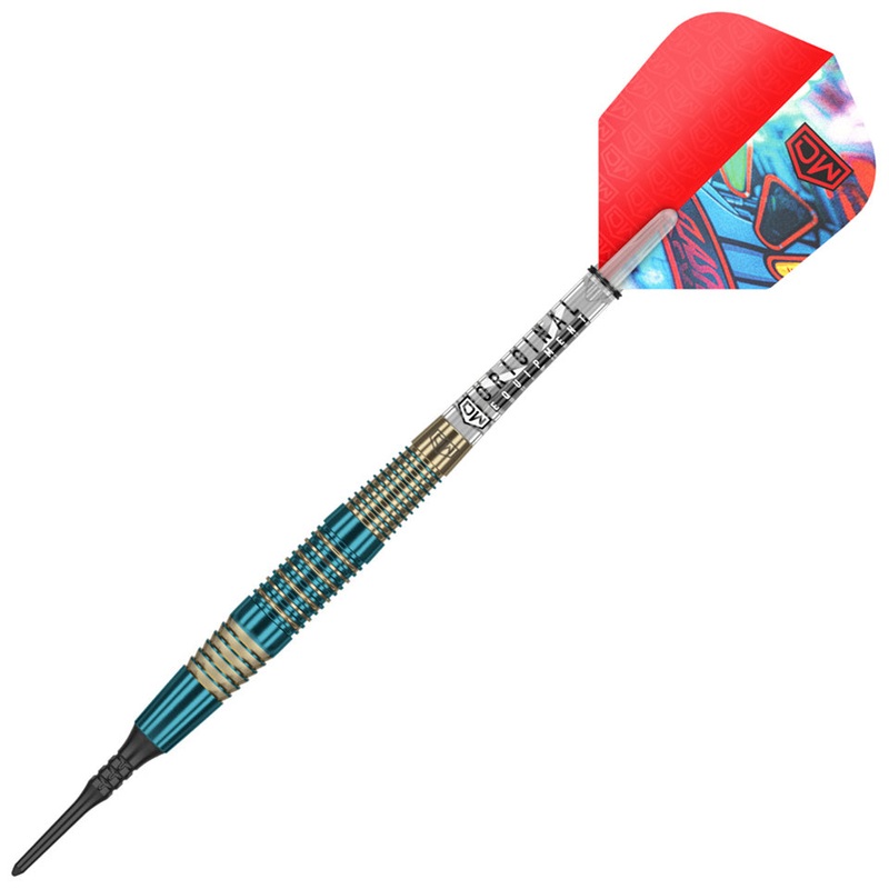 Dart World Flash Back Soft Tip Darts – 18gm Blue