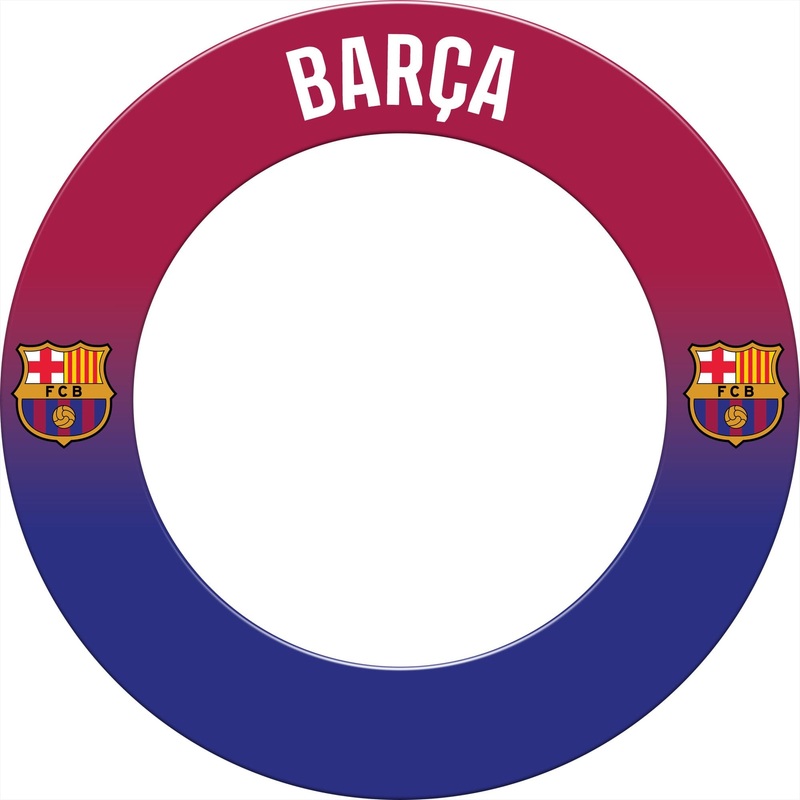 *FC Barcelona – Official Licensed BARA – Dartboard Surround – S2 – Shaded Crest BARA