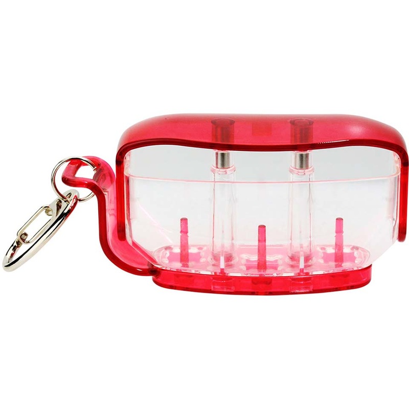 Fit Flight Fit Holder Flight Case – Clear Red