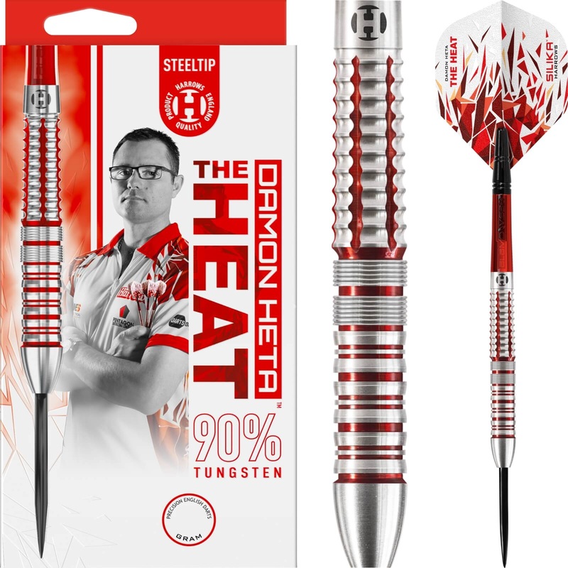 Harrows – Damon Heta Series 2 Darts – Steel Tip – 90% Tungsten – 21g 23g 25g 21 grams