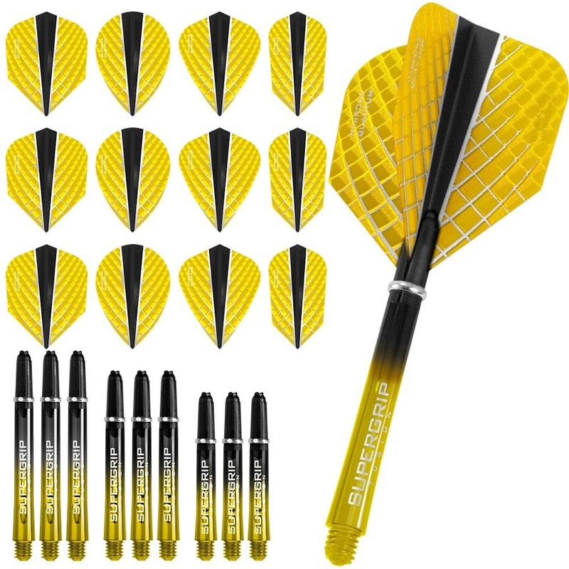 Harrows Quantum Fusion X – Flight & Shaft Combo Kit – Mixed – Yellow
