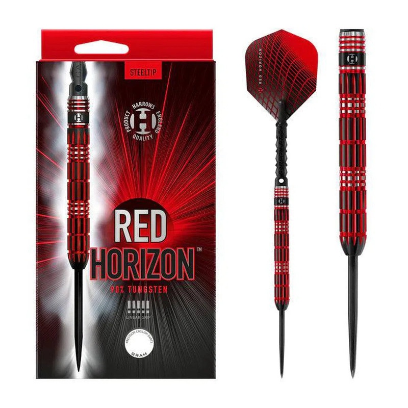 Harrows Red Horizon 90% Tungsten Steel Tip Darts 21 GRAM