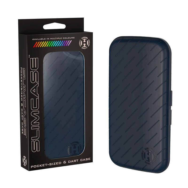 Harrows Slimcase 6 Darts Holder – Pocket Sized – Blue