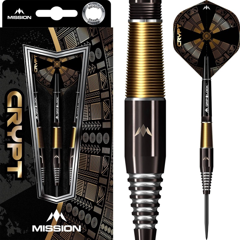 Mission – Crypt M2 Darts – Steel Tip – 90% Tungsten – 21g 23g 21 grams