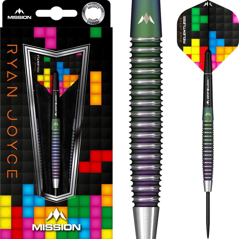 Mission – Ryan Joyce Darts – Steel Tip – 95% Tungsten – 21g 23g 25g 21 grams