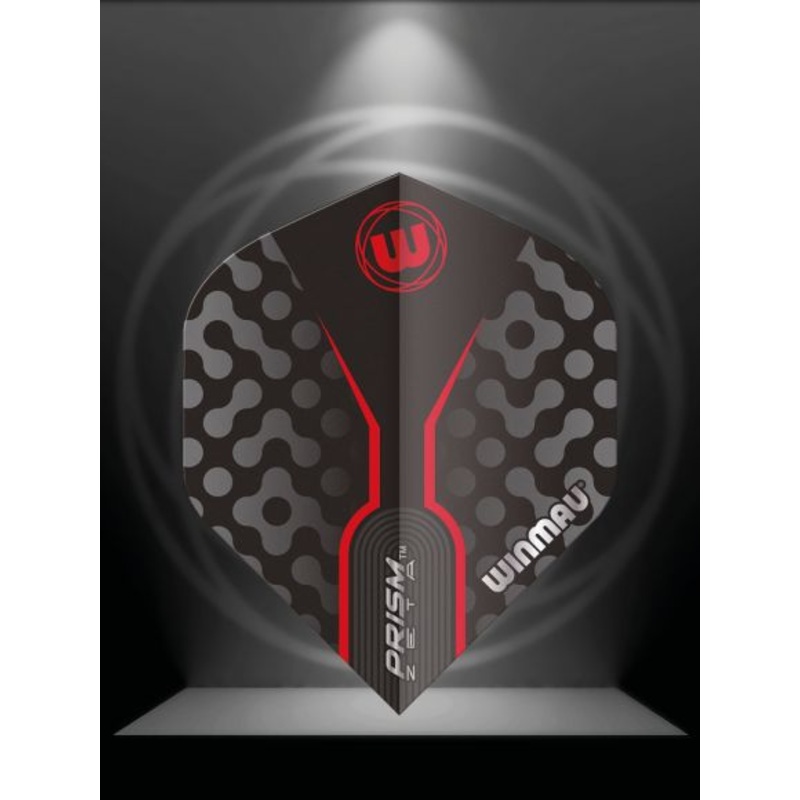 Prism Zeta Black, Grey & Red Extra Thick Standard 100 Micron Poly metronic extra thick