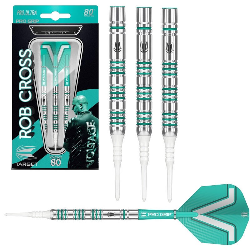 Rob Cross 80% Tungsten Soft Tip Darts by Target 18 Gram