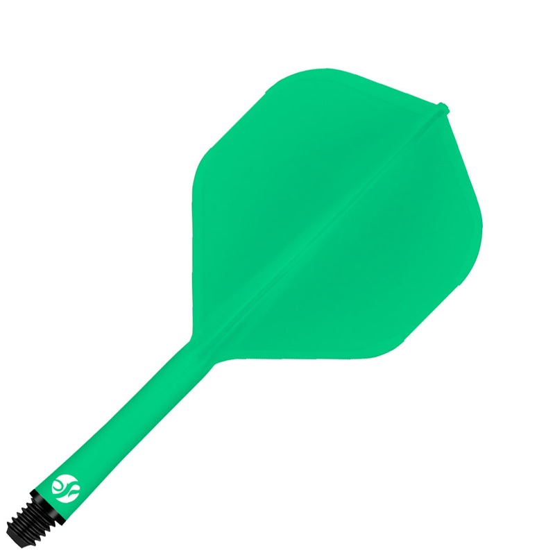 Shot Flight Deck Dart Flight and Shaft System – Standard Inbetween Green