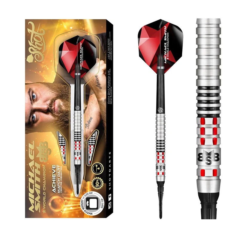 Shot Michael Smith Achieve 90% Soft Tip Darts 18 GRAM