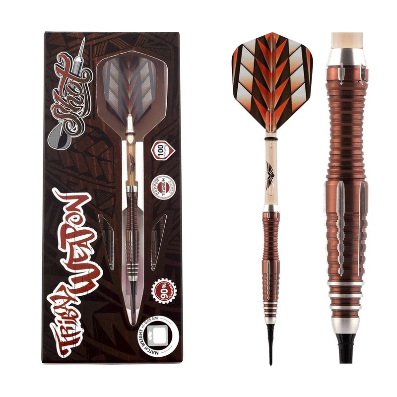 Shot Tribal Weapon 1 90% Tungsten Soft Tip Darts 19 GRAM