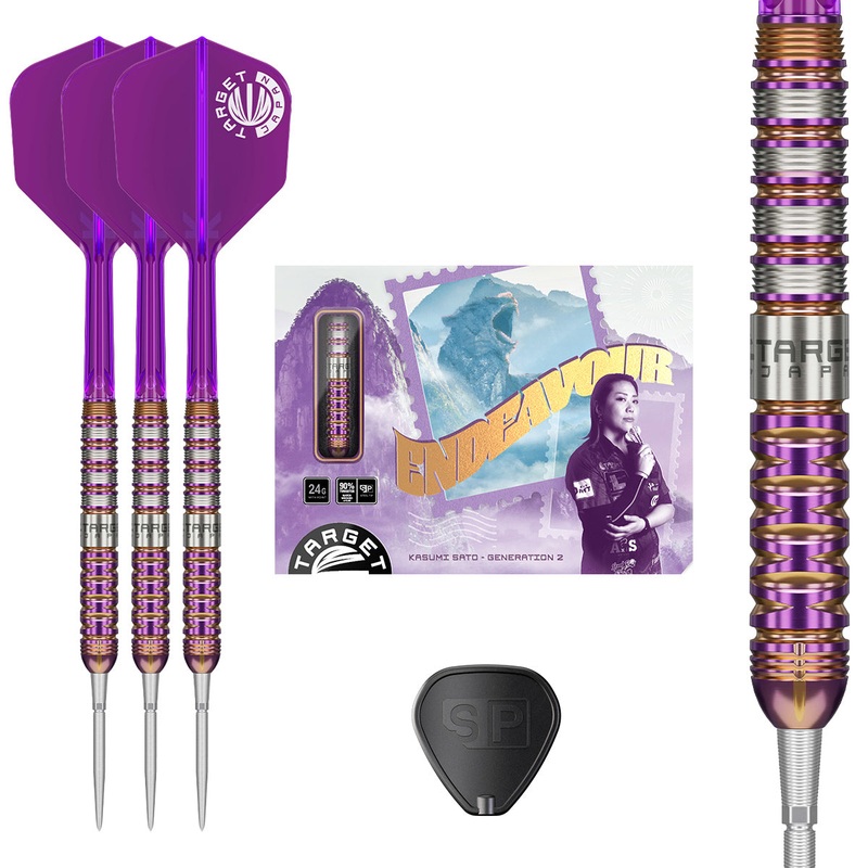 Target Japan Endeavour G2 90% Tungsten SP Steel Tip Darts 22 Gram
