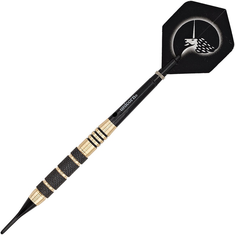Unicorn Core Brass Soft Tip Darts – 17gm Black