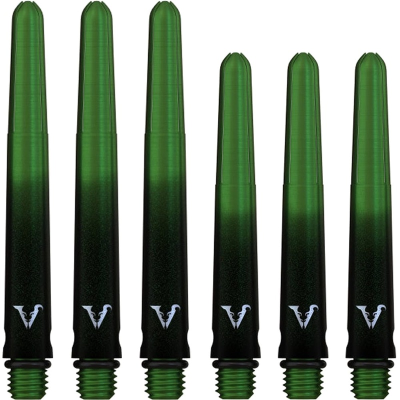 Viper Viperlock Aluminium Dart Shafts – inc O-Rings and Locking Pin – Black & Green Tweenie