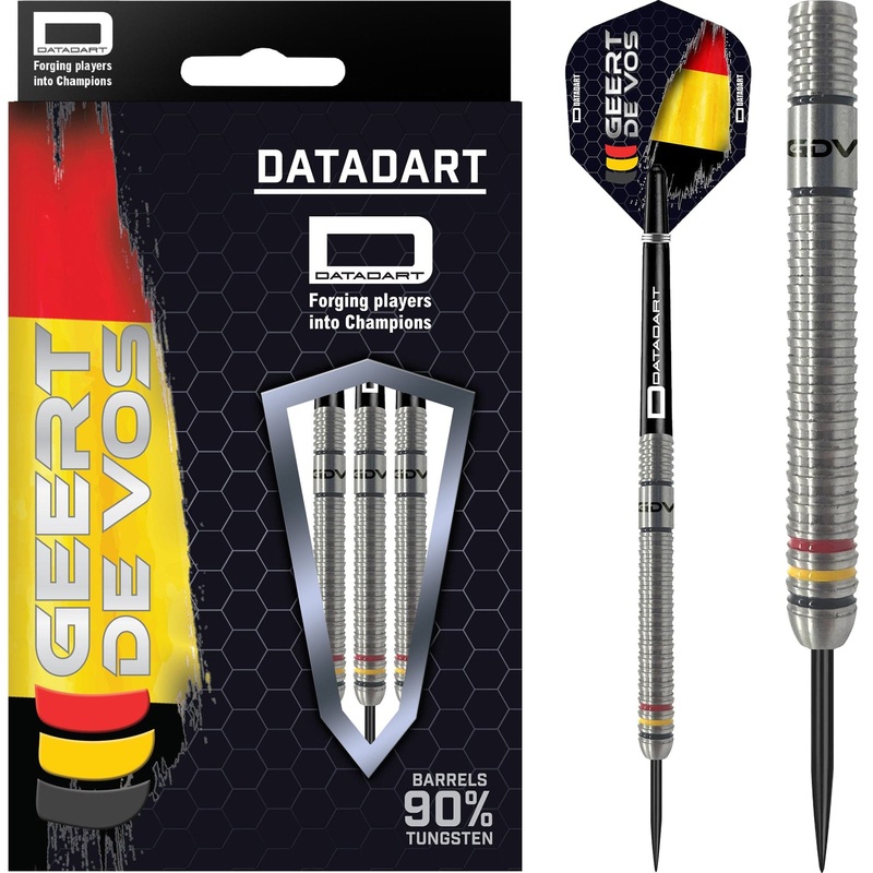 Datadart Geert De Vos Darts – Steel Tip – 90% – GDV – Natural 22g