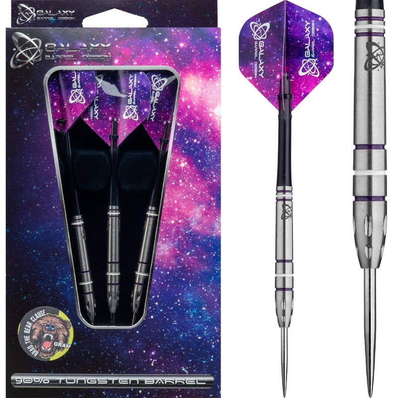 *Galaxy Brad Clause Darts – The Bear – Steel Tip – Natural 21g