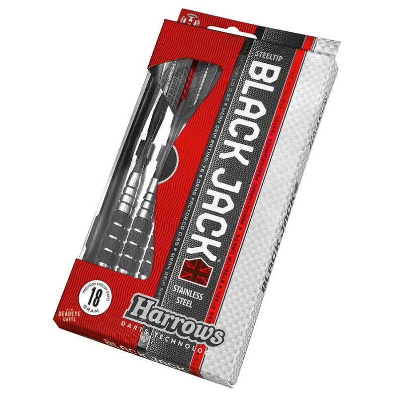 Harrows Black Jack Steel Tip Darts 18 grams