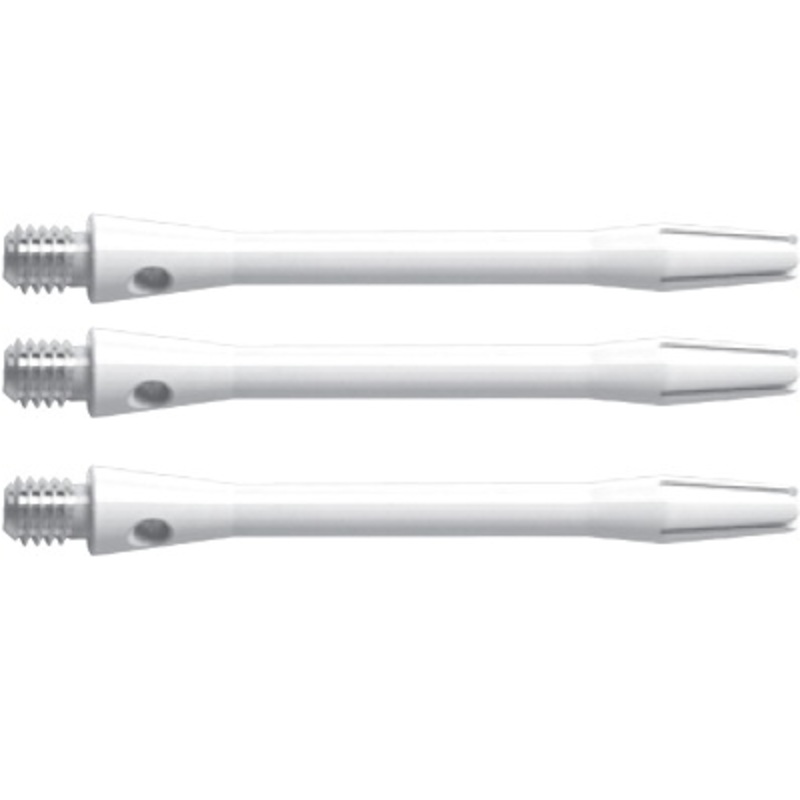 Harrows Keramic White Dart Stems / Shafts White Short