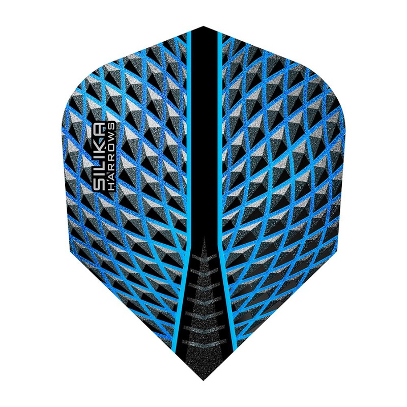 Harrows Silika Dart Flights Aqua No2 Standard