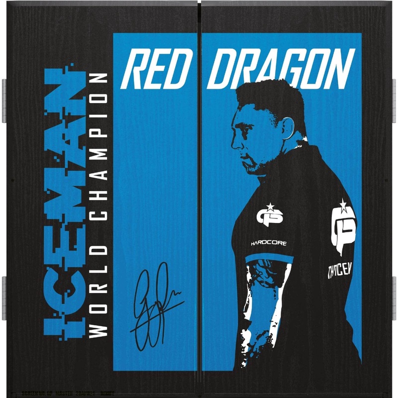 Red Dragon – Gerwyn Price Dartboard Cabinet