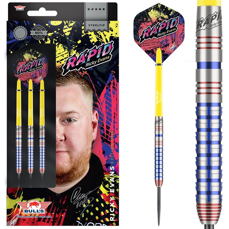 Ricky Evans 90% Tungsten Steel Tip Darts by Bulls NL 20 Gram