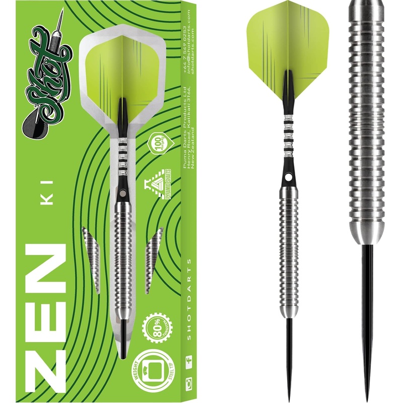 *Shot Zen Series – Steel Tip Tungsten Darts – Ki 22g