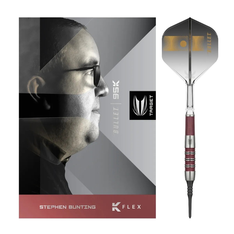 Target Darts Stephen Bunting 95K 95% Tungsten Soft Tip Darts 19 GRAM