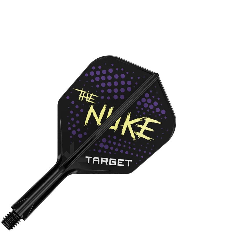 Target Luke Littler K-Flex Flight System No. 6 Short Black Short (19mm in length excluding thread) Plastic