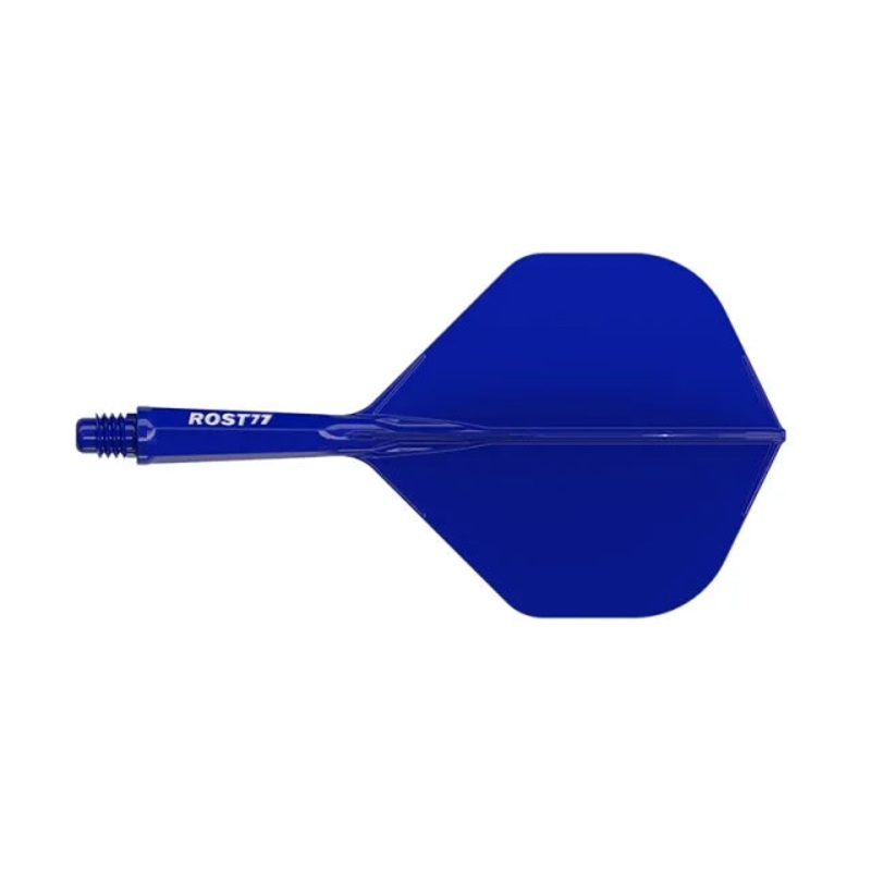 CUESOUL ROST 77 Integrated Dart Shaft & Flight – Big Standard Shape – Medium – Solid Blue Solid Blue Medium (28mm in length excluding thread) Big Standard