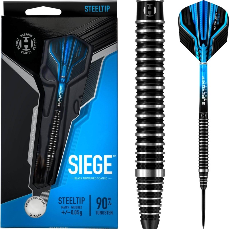 Harrows – Siege Darts – Steel Tip – 90% Tungsten – 21g 22g 23g 24g 25g 26g 21 grams