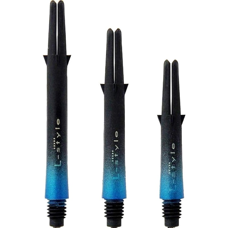 *L-Style – L Shafts – Carbon Two Tone – Black and Blue – Short L Style 190 33mm Short