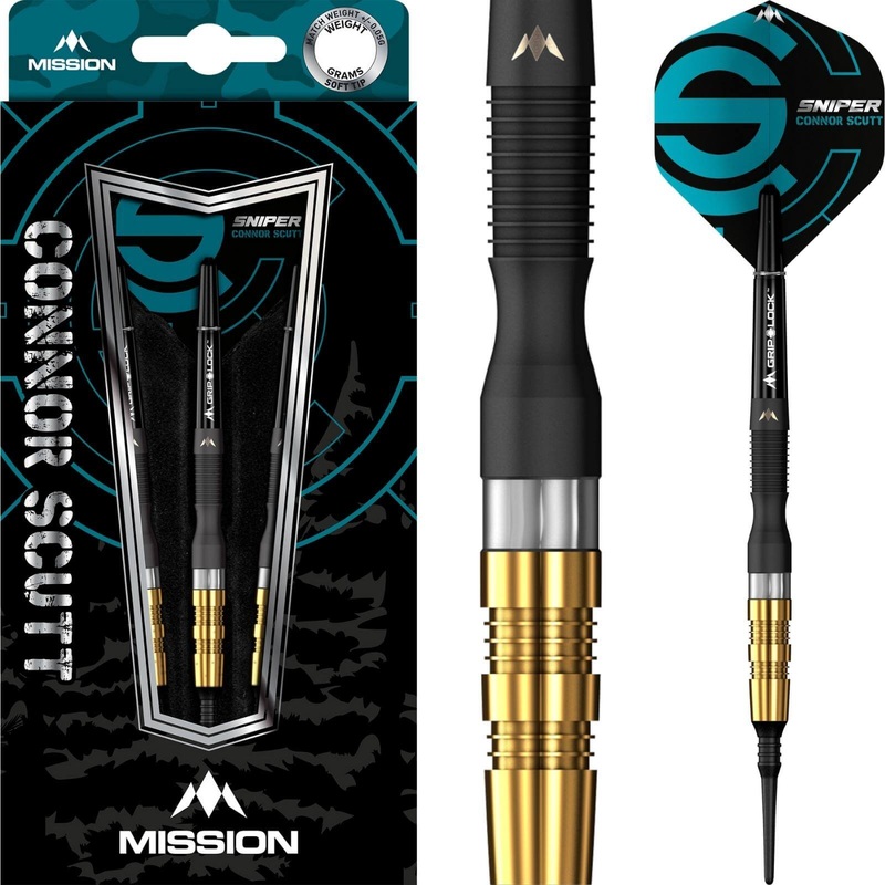 Mission – Connor Scutt Darts – Soft Tip – 95% Tungsten – 20g