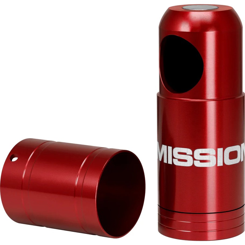 Mission Soft Tip Dispenser – holds 25 tips – Magnetic Holder – Red