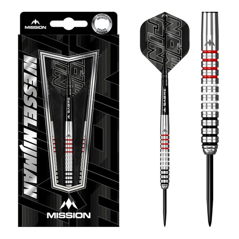 Mission Wessel Numan 95% Steel Tip Darts 25 grams