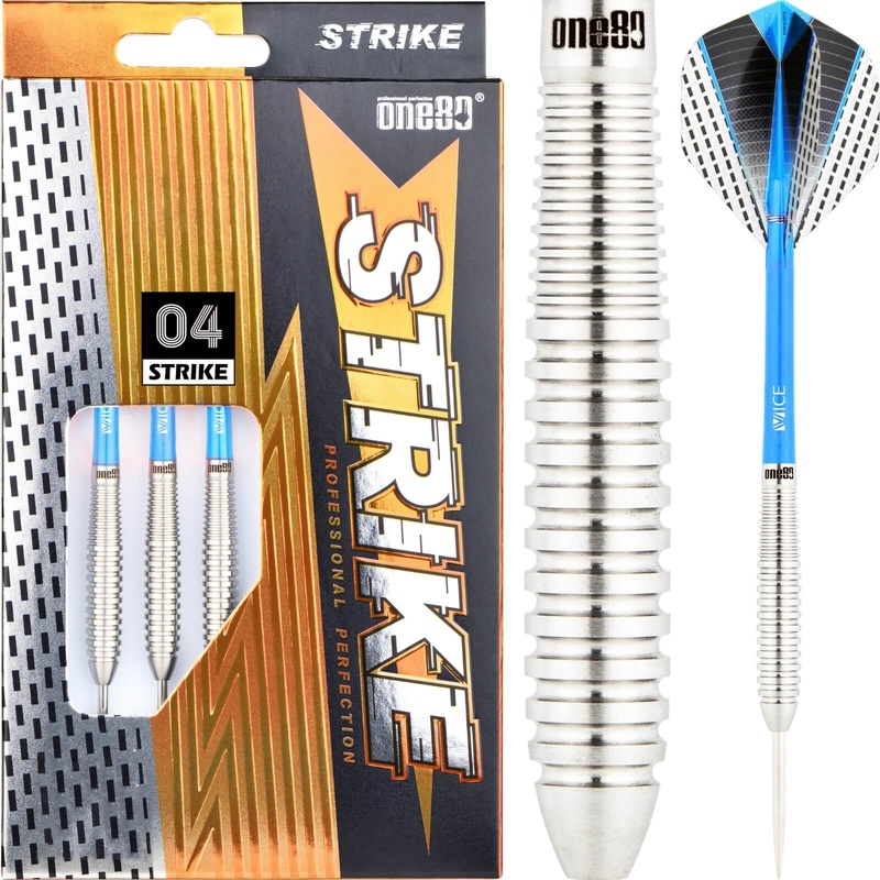One80 – Strike 04 Darts – Steel Tip – 80% Tungsten – 22g 24g 22 grams