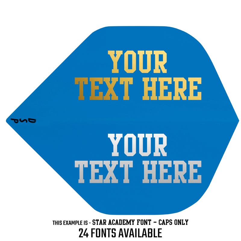 *Personalised Flights – Hot Foil – 5 Sets – Poly Plain – Std – Blue Default Title