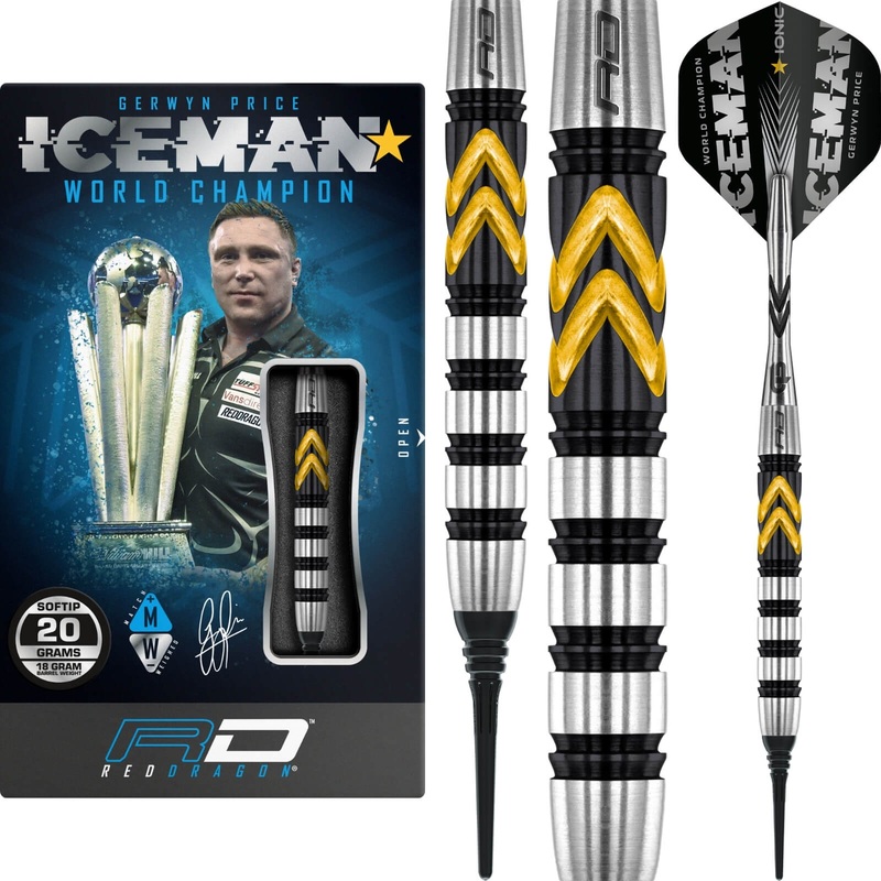 Red Dragon – Gerwyn Price Thunder SE Darts – Soft Tip – 90% Tungsten – 20g