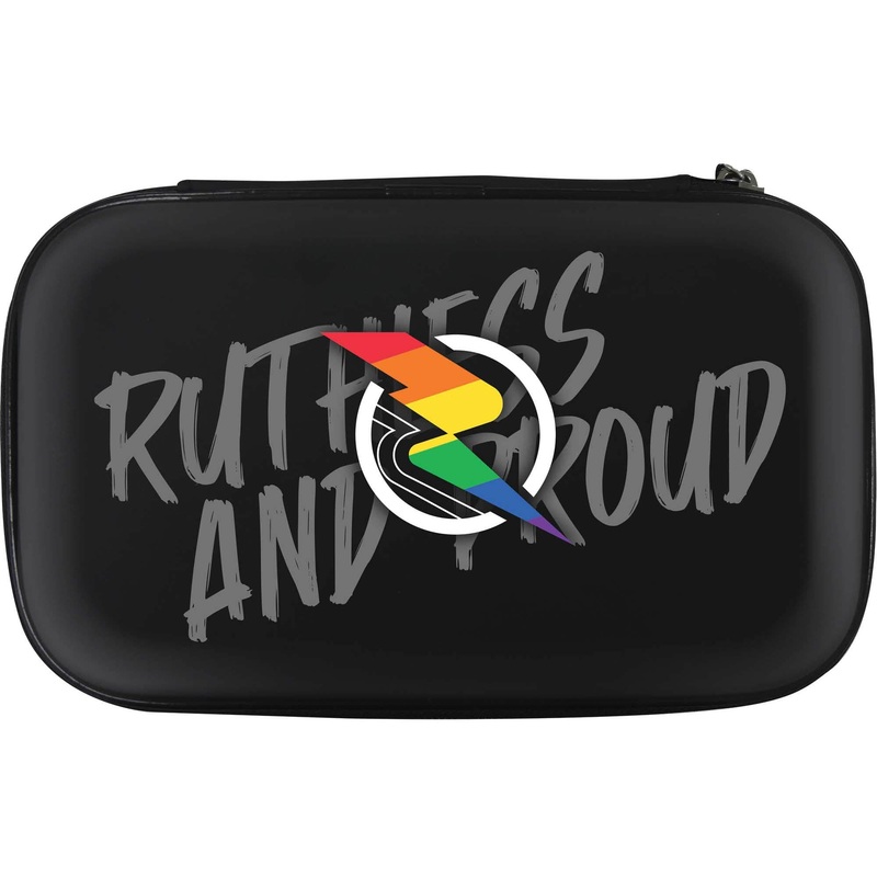 Ruthless – Pride Ruthless And Proud Rainbow Logo EVA Darts Case – Holds 2 Sets Of Darts
