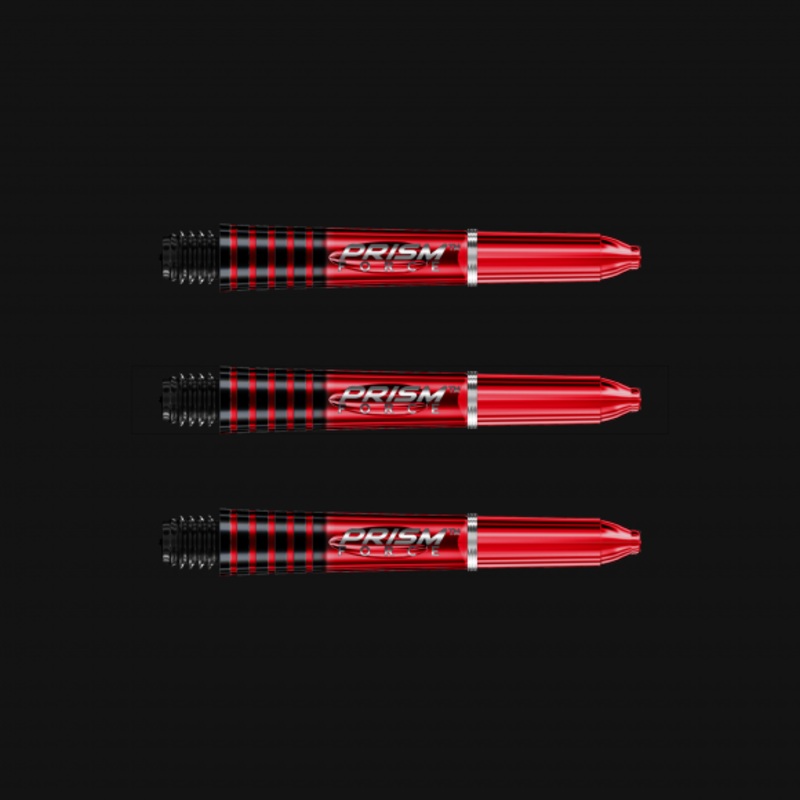Winmau Prism Force Short Red Polycarbonate Short (35mm in length excluding thread) Red