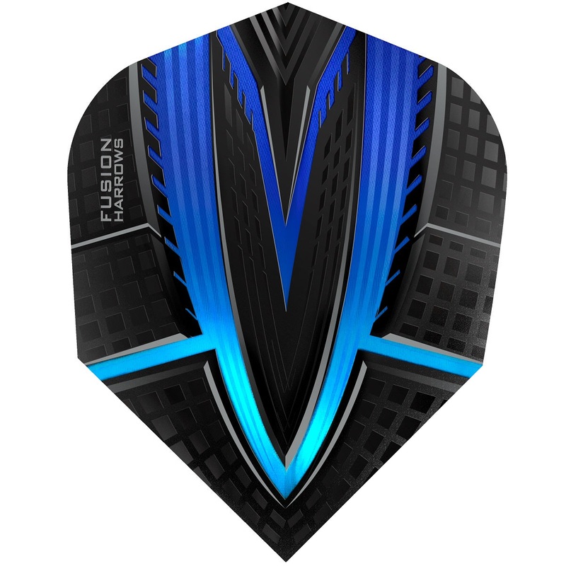 Harrows Fusion Standard Shape Dart Flights – Aqua – 4400