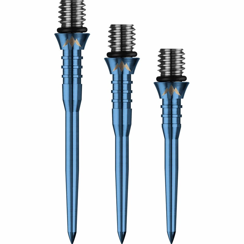 Mission Titan Pro Ti Conversion Points – Grooved – Solid Blue 26mm