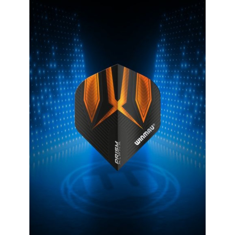 Prism Alpha Black & Orange Extra Thick Standard 100 Micron Poly metronic extra thick
