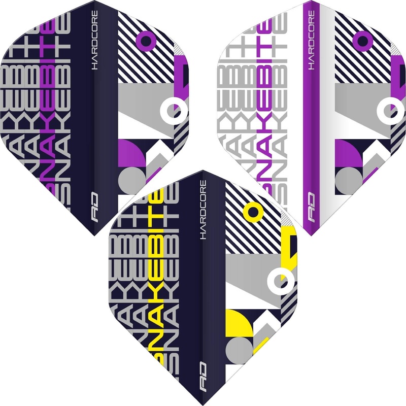 Red Dragon – Hardcore Peter Wright Stack – Big Wing Dart Flights Black