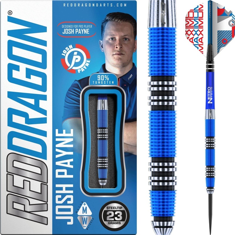 Red Dragon – Josh Payne Darts – Steel Tip – 90% Tungsten – 23g