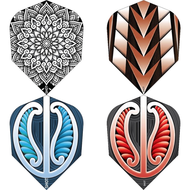 Shot – Tribal – Standard Dart Flights Henna