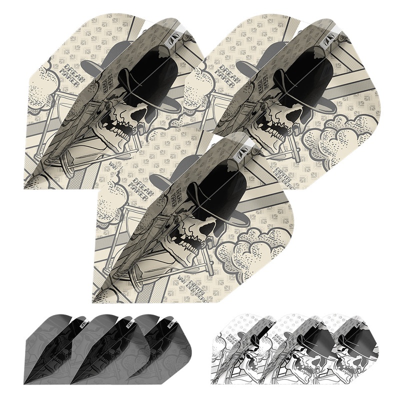 Target Dimitri Van Den Bergh Ink Dart Flights – No6 (3 Sets)
