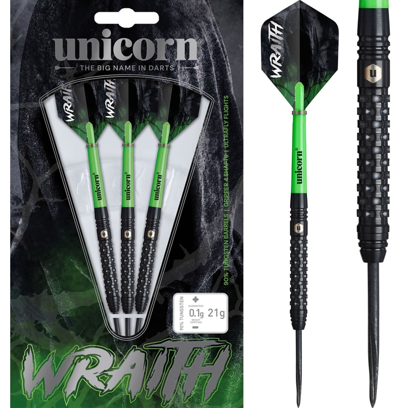 Unicorn Wraith Darts – Steel Tip – 90% Tungsten 21g