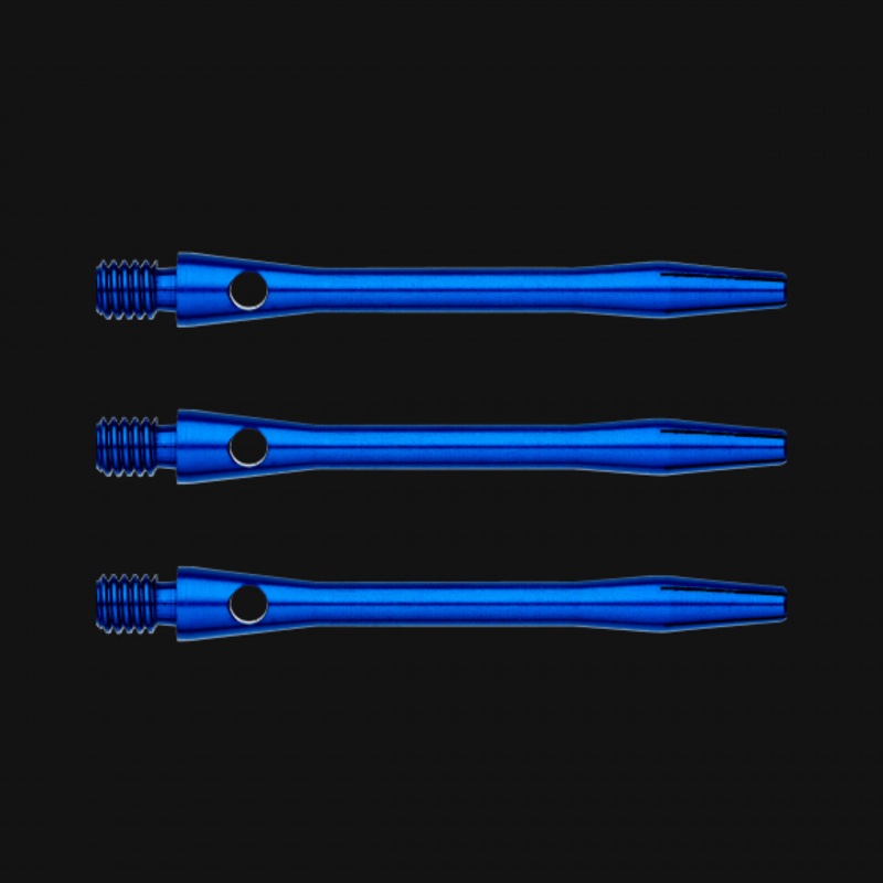 Winmau Anodized Aluminum Medium Blue Aluminium Medium (46mm in length excluding thread) Blue
