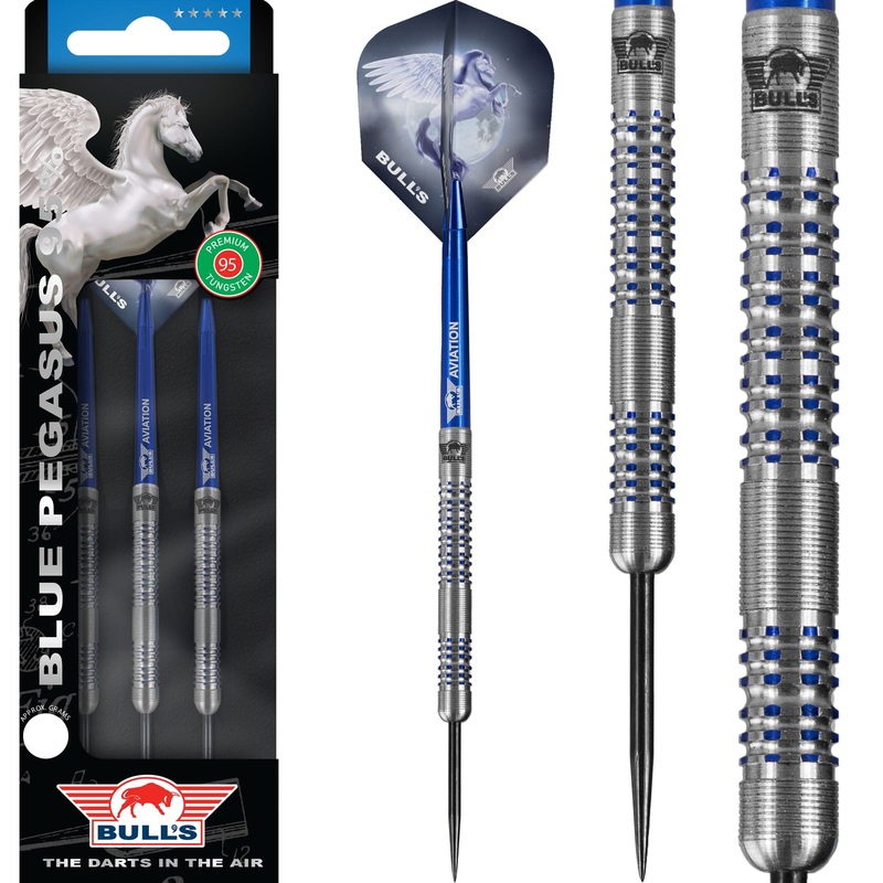 *Bulls Blue Pegasus Darts – Steel Tip – 95% – Style B 23g