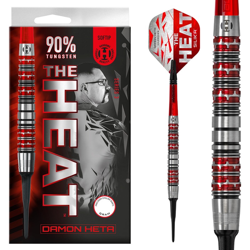 Damon Heta Series 3 90% Tungsten Soft Tip Darts by Harrows 18 Gram